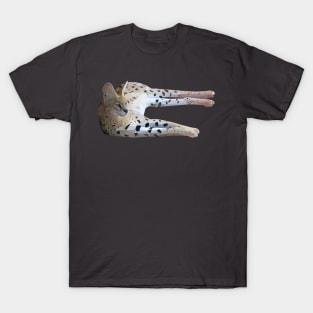 Low Poly Serval Lying Down T-Shirt